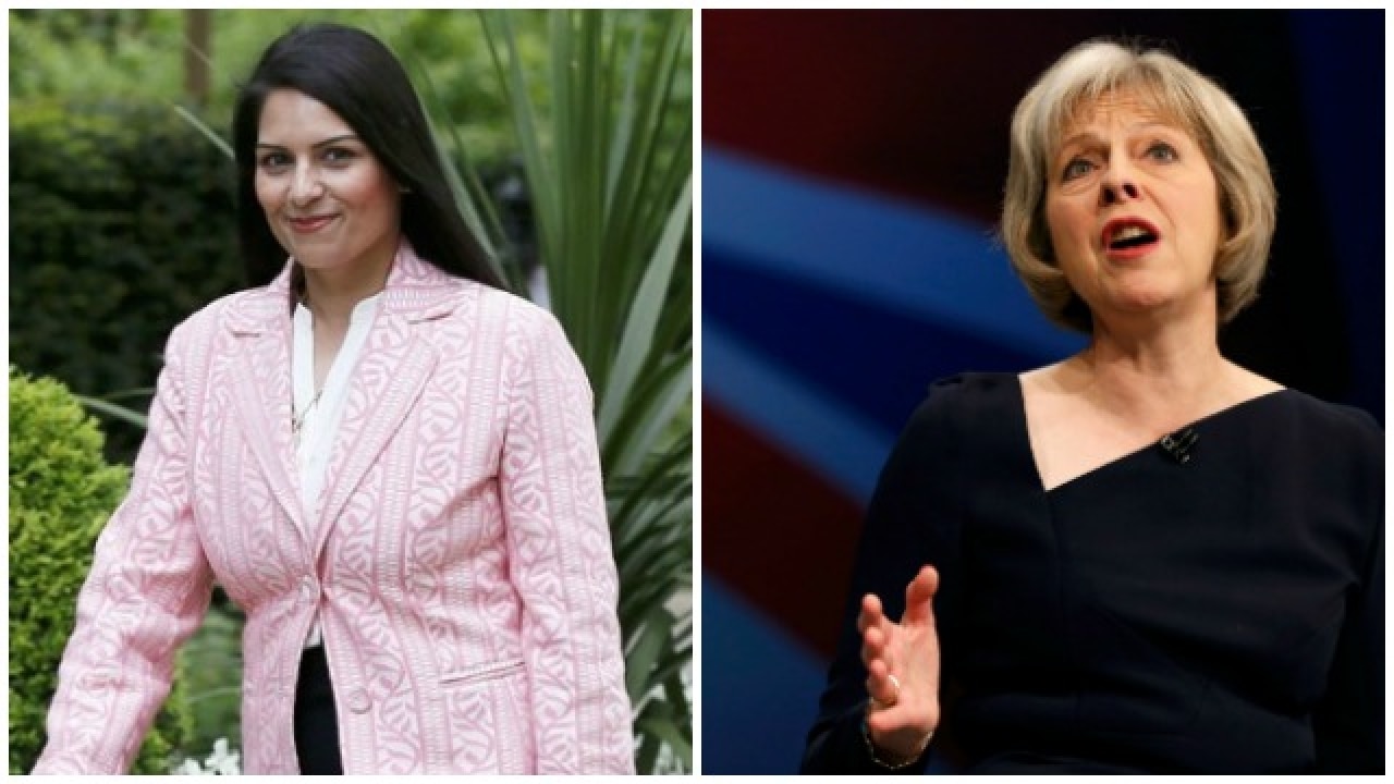Indian Origin Minister Priti Patel Backs Theresa May For British Pm