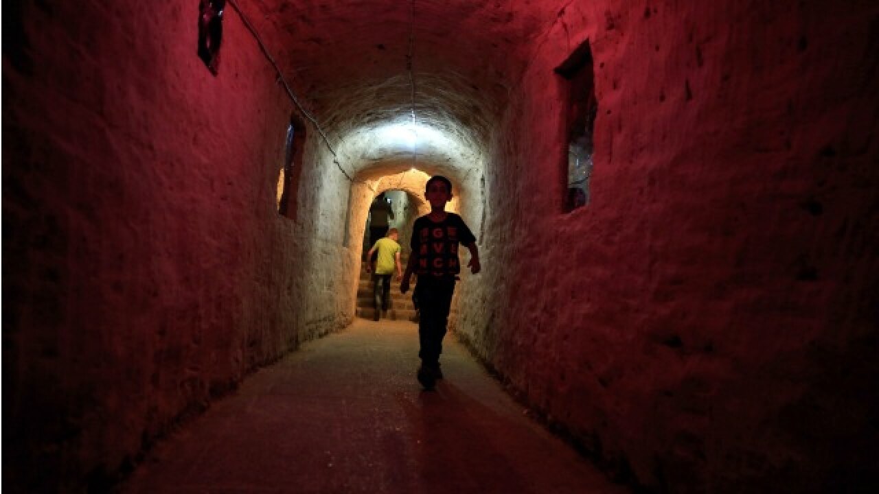 Tunnelled playground