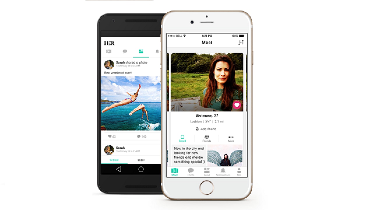 Her dating app launches on Android