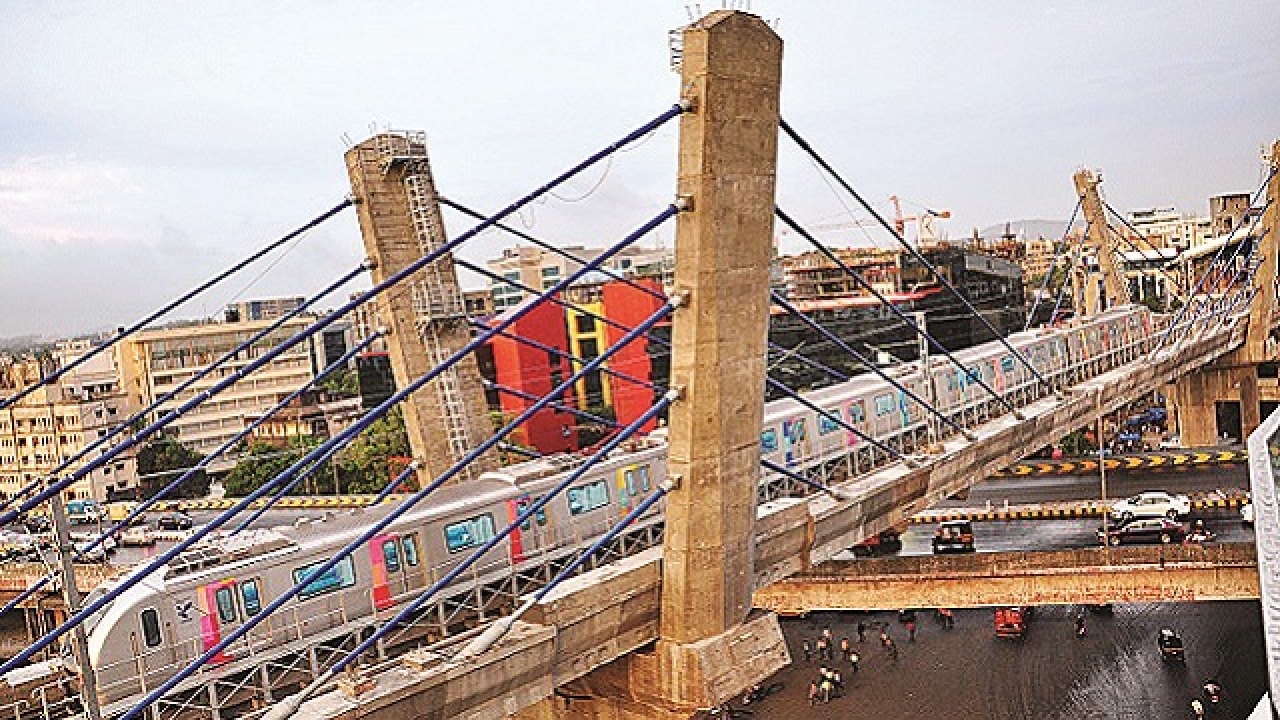 Mumbai Metro gets realtime sensors to keep an eye on its cablestayed bridge