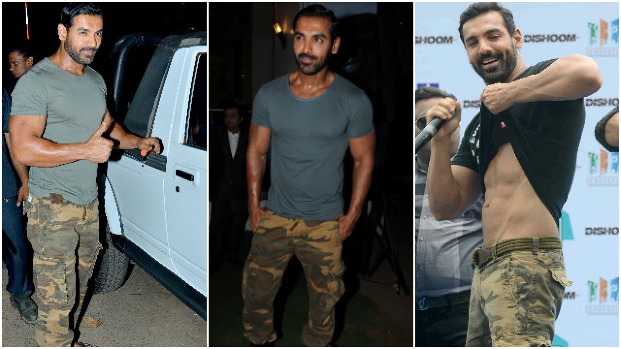 Parmanu: John Abraham spotted in an army uniform with Diana Penty in the  city