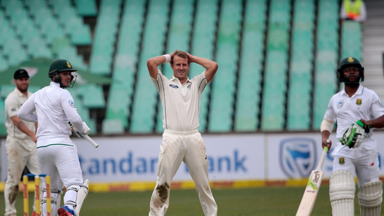 First test between south africa and new zealand drawn after abandonment