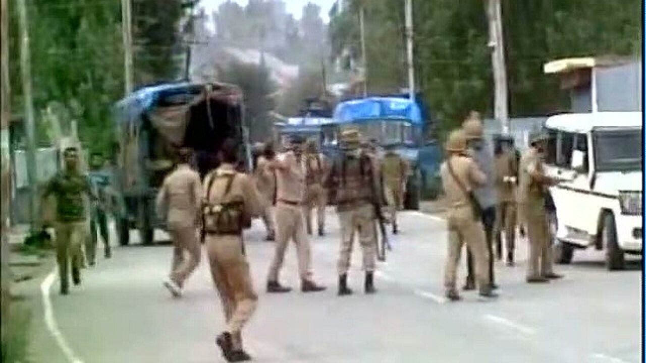 As home minister singh visits kashmir, terrorist attack in pulwama injures 11