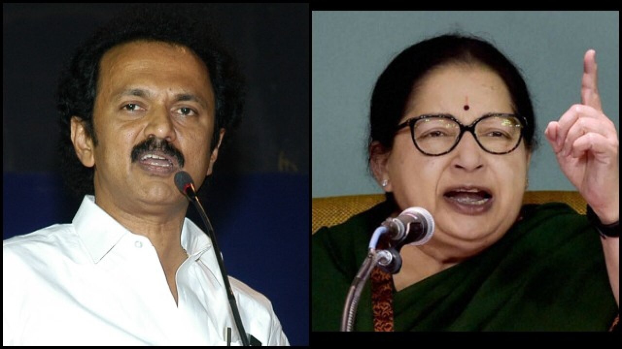 CM Jayalalithaa and Stalin engage in war of words in Tamil Nadu Assembly