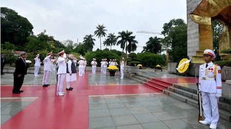 Paying respect to the martyrs