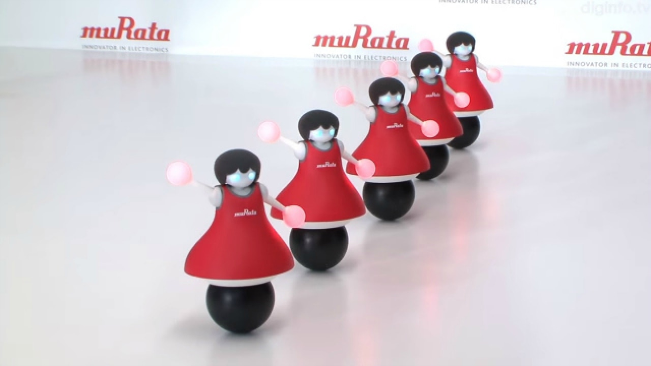 Watch Murata's robot cheerleaders dance in sync unassisted