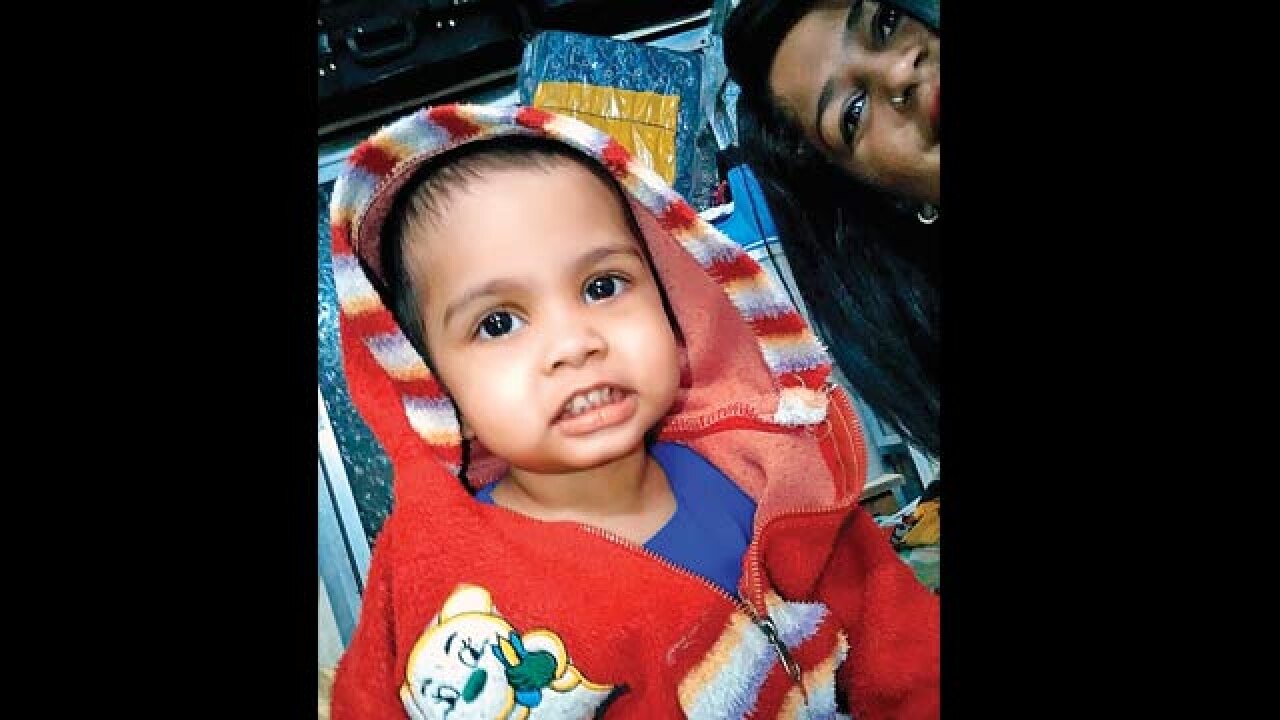 Parents of infant suffering from rare liver disease pray for funds
