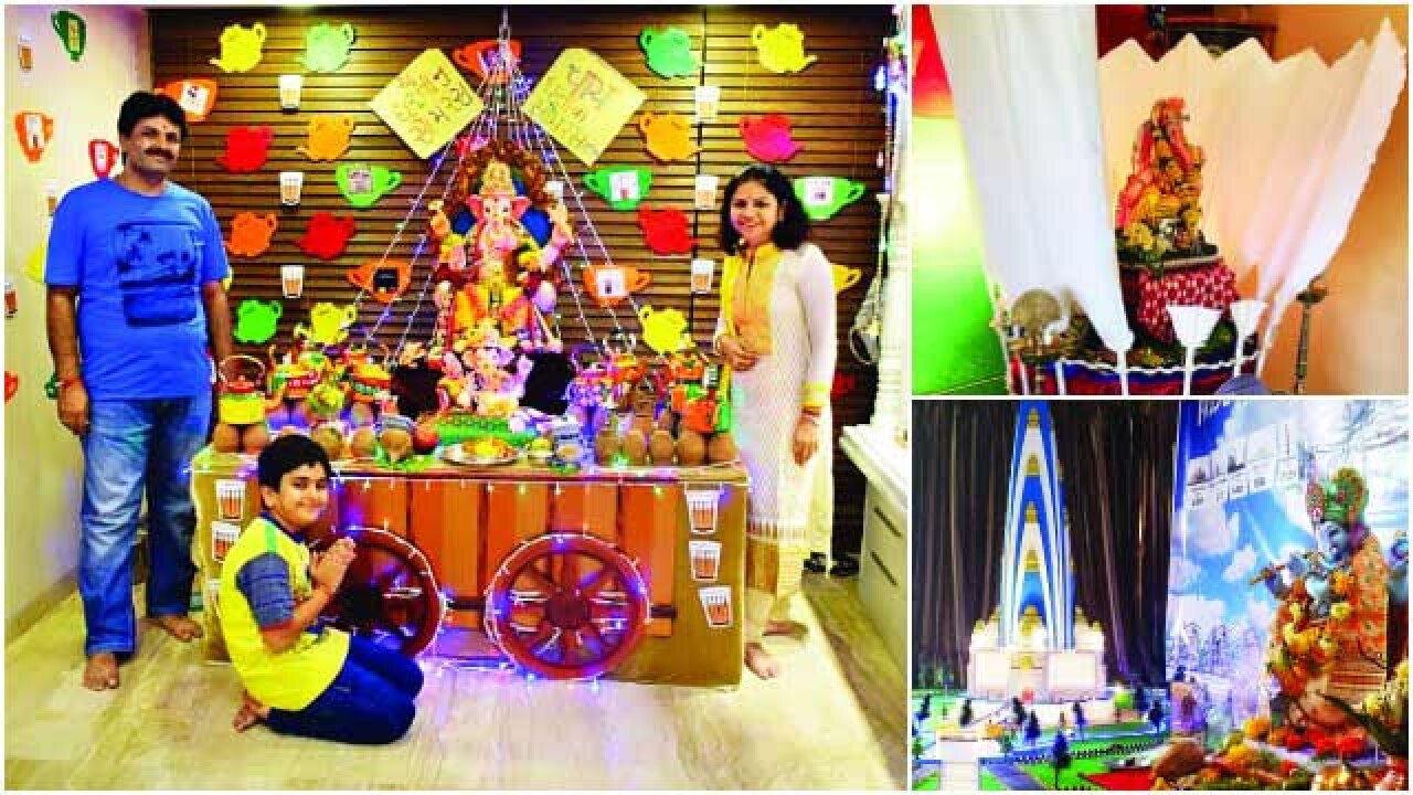 Eco Ganesha Decorations Turn Imaginative