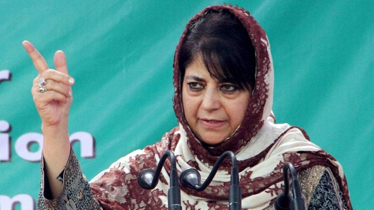 Mehbooba Mufti upset over youth's death in Shopian