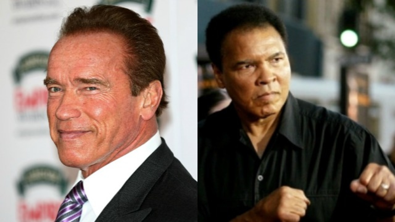 muhammad ali and arnold schwarzenegger