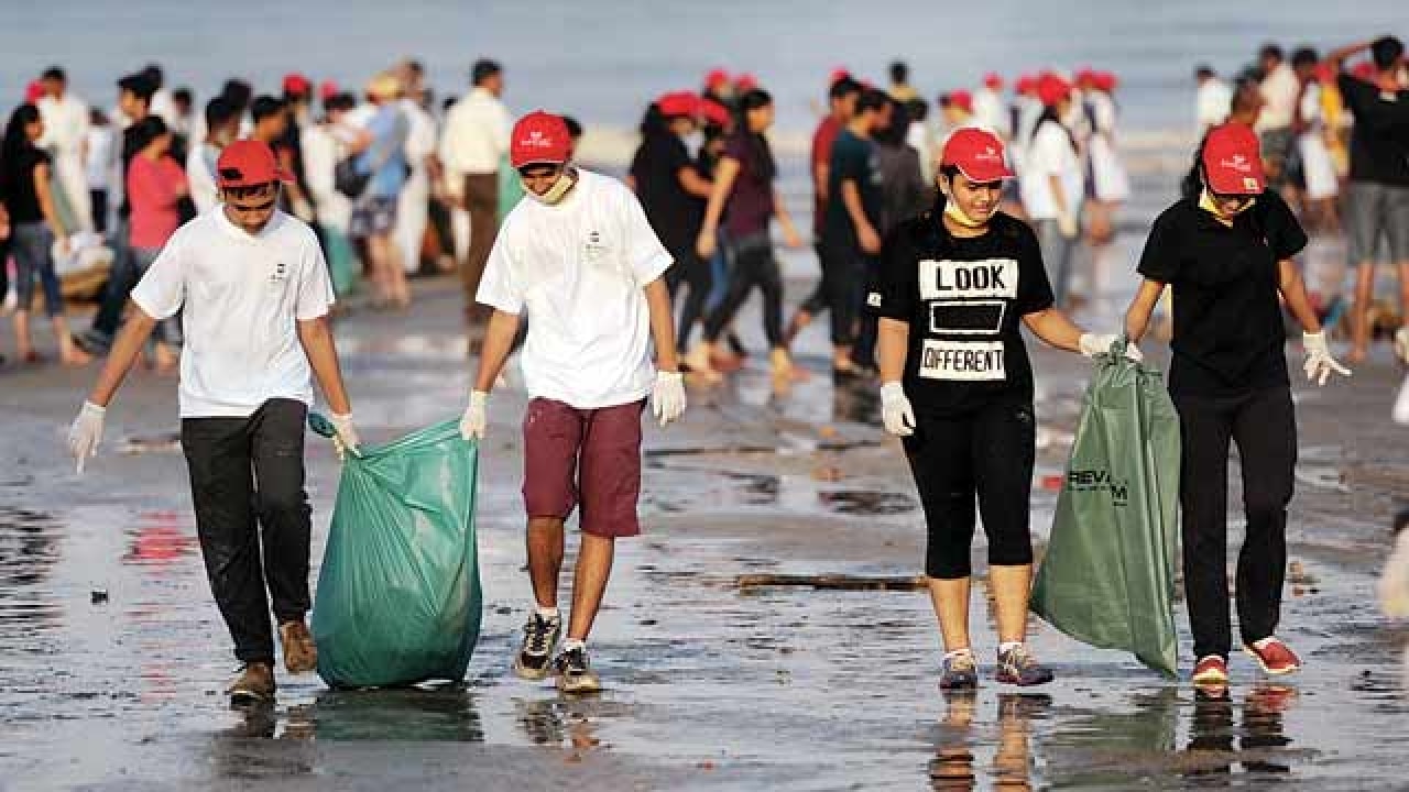 beach cleanup