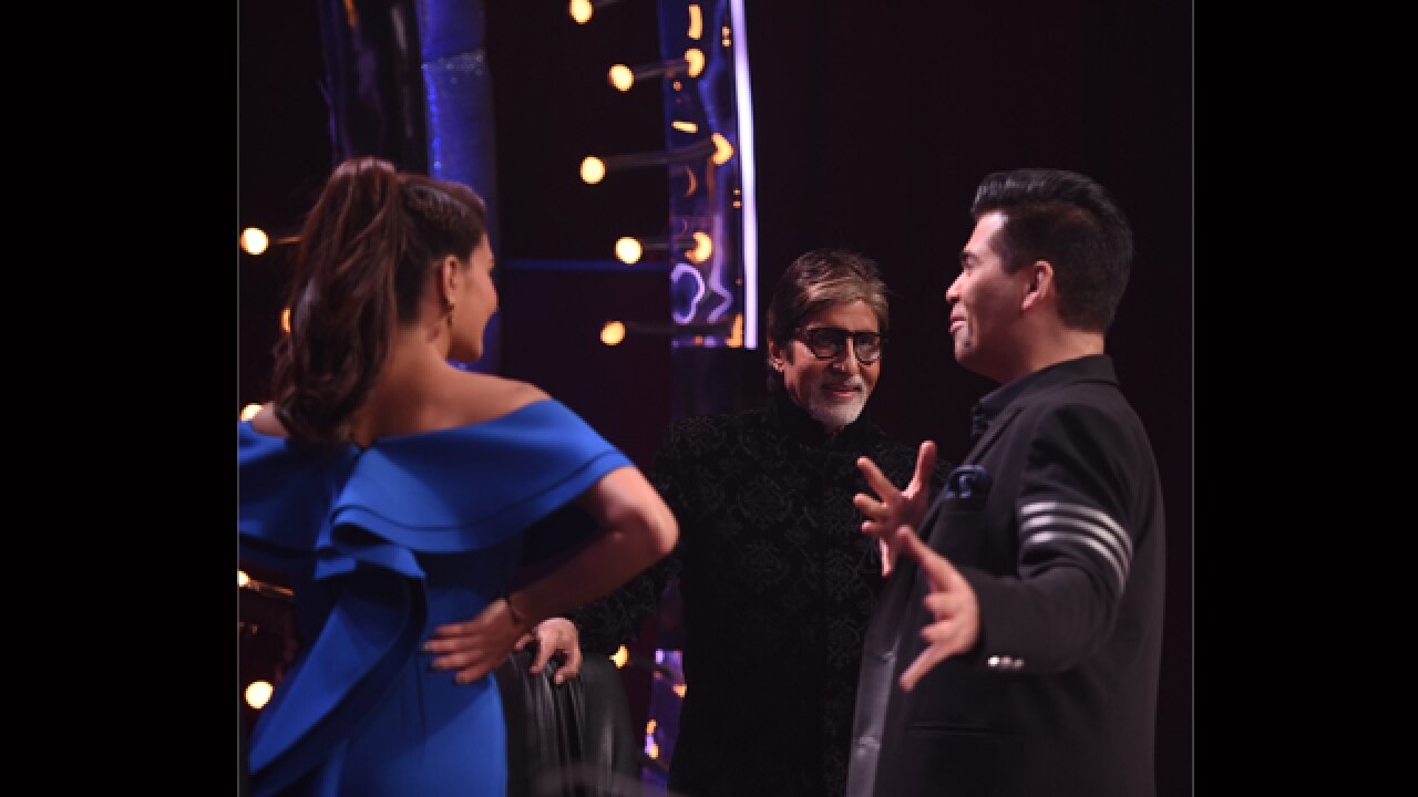 Big B on-stage