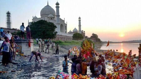 Backdrop Taj Mahal