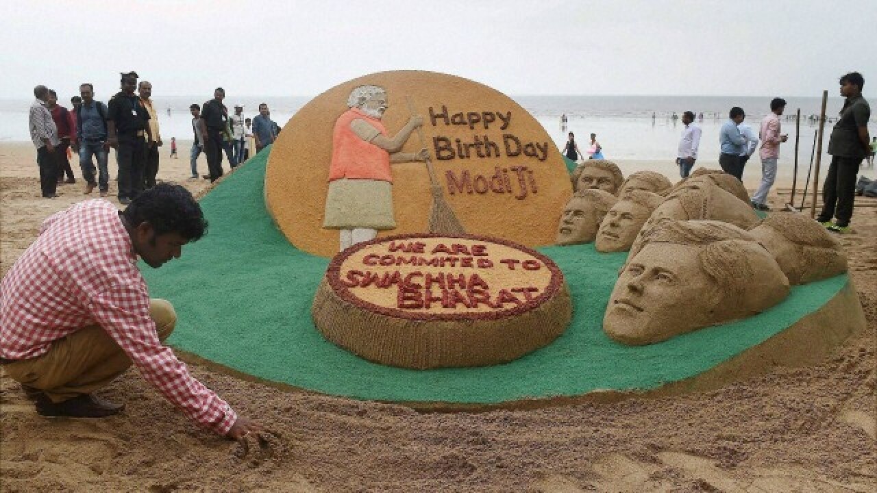 Wishes etched in sand