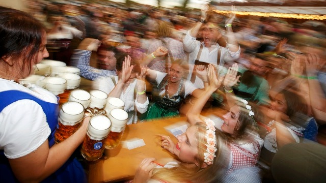House erupts in cheers at the sight of beer!