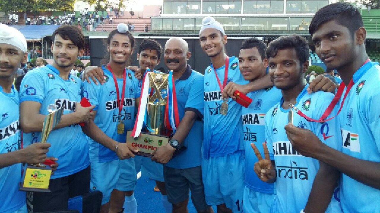 U18 Asia Cup hockey: India beat Bangladesh in pulsating finale to lift ...