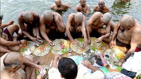 Devotees offer prayer