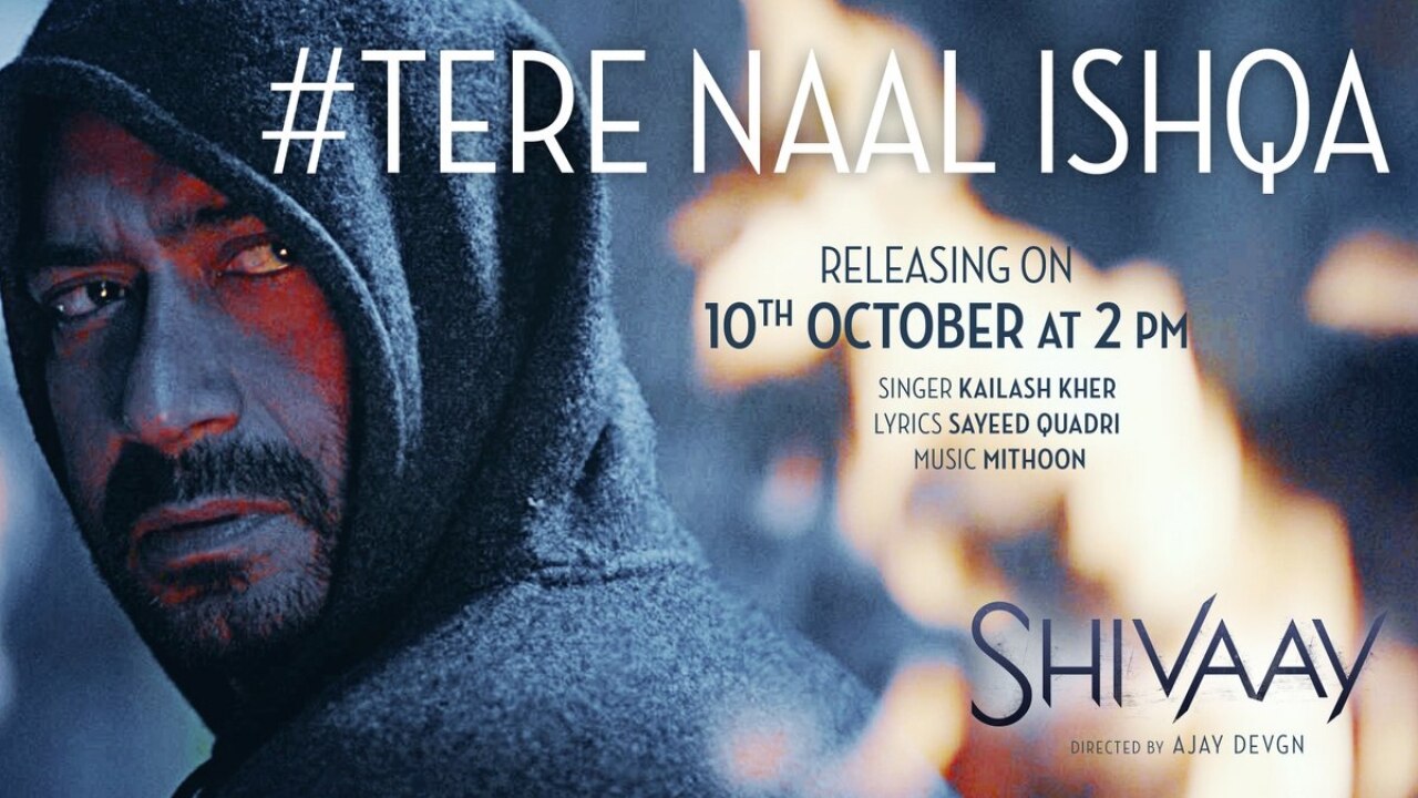 Move Over Action Tere Naal Ishqa From Shivaay Tugs At Your Heartstrings Tere dil mein har pal hardum hai khayal mera hi hai basta tere labh pe zikr mera rahein shaam o subah.