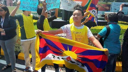 Protest for Tibet