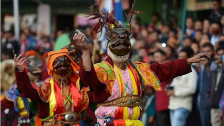 Performances represent Buddhist ideals