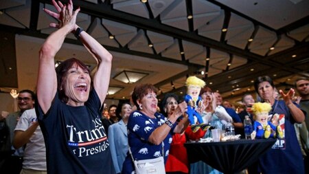 Trump supporters revel