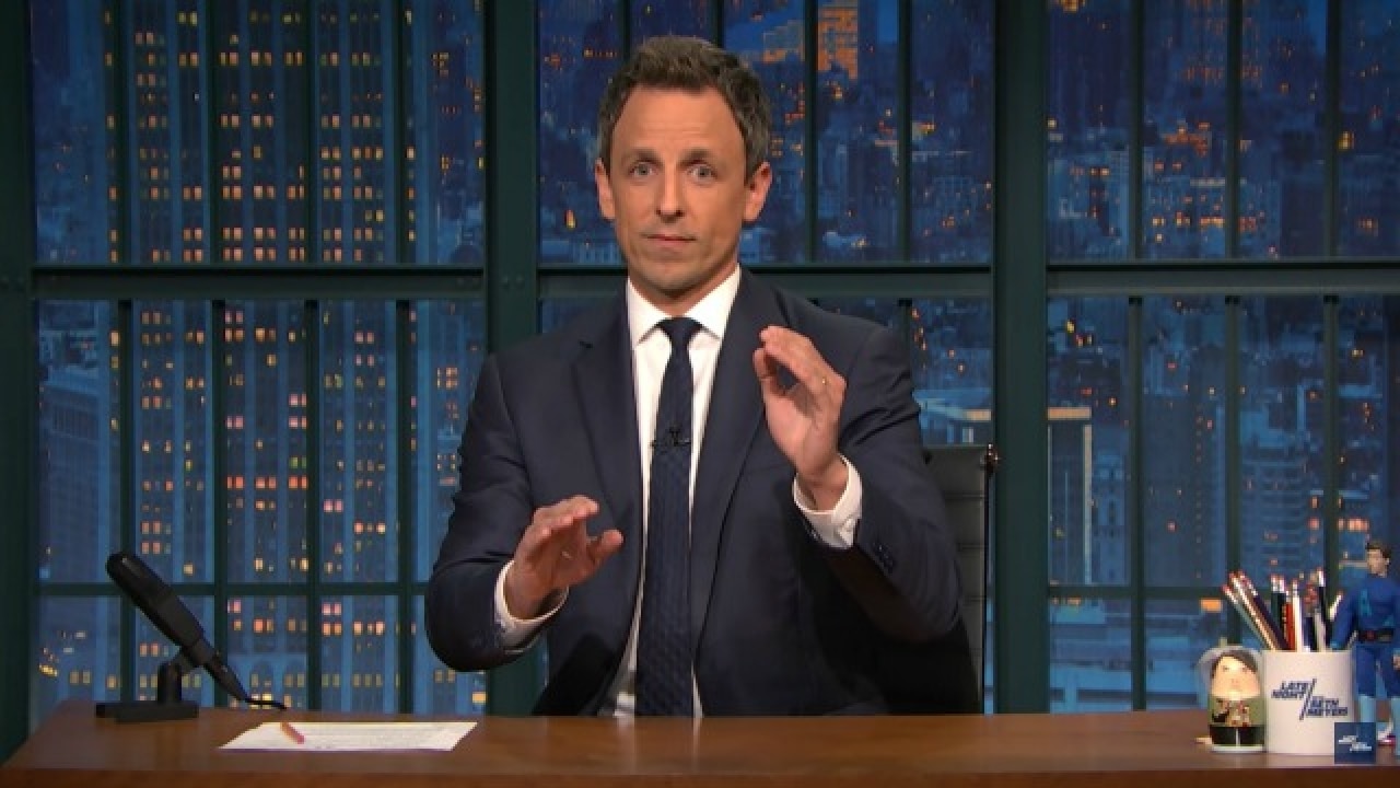 Watch Seth Meyers has an inspiring message for the 'future first