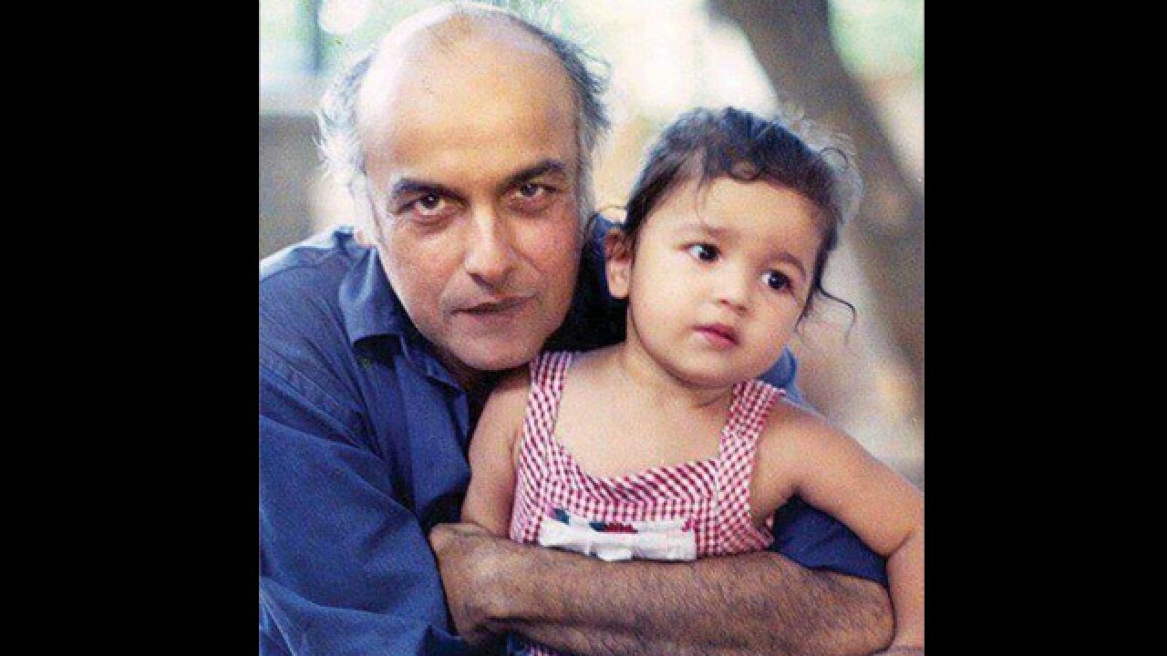 Alia Bhatt with father, Mahesh Bhatt