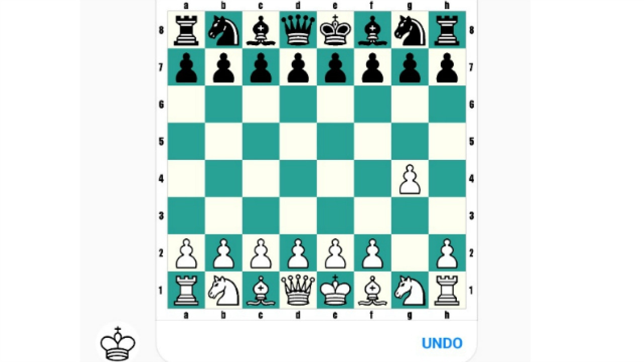 Facebook Messenger has an easter egg that lets you play chess
