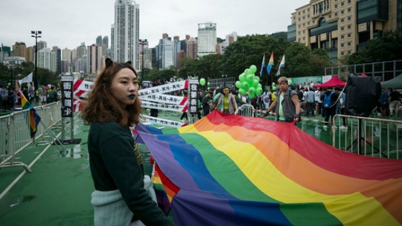 Thousands call for equality in Hong Kong Pride parade
