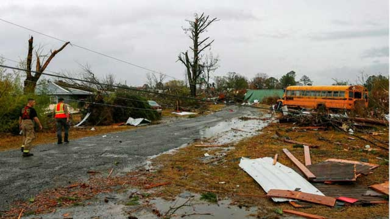 At least five dead, several injured after tornadoes rip through US South