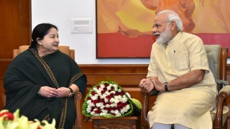 Jayalalithaa meeting PM Modi