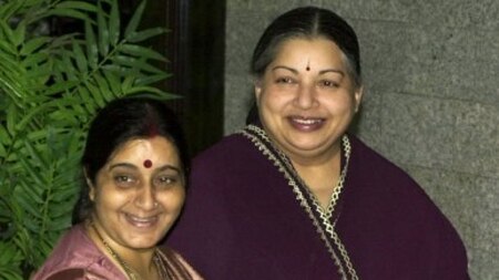 Jayalalithaa and Sushma Swaraj