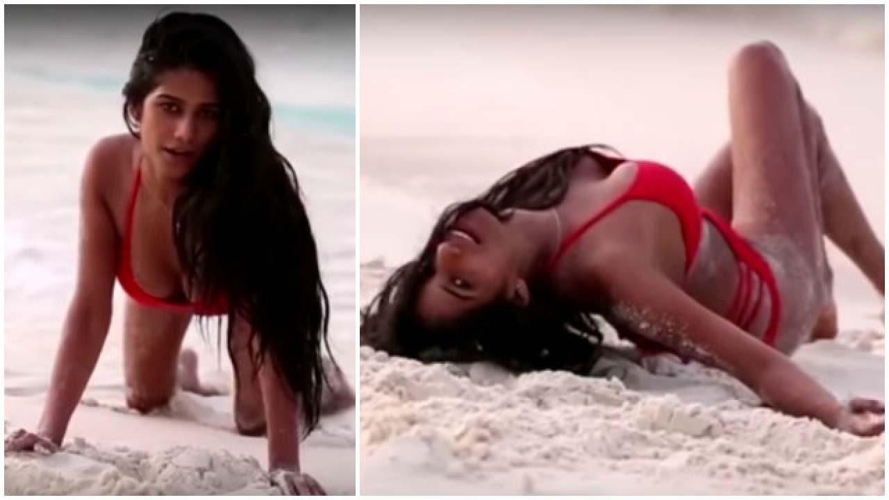 Watch Poonam Pandey S Hot Avatar In Recreation Of Priyanka Chopra S Baywatch Trailer Goes Viral