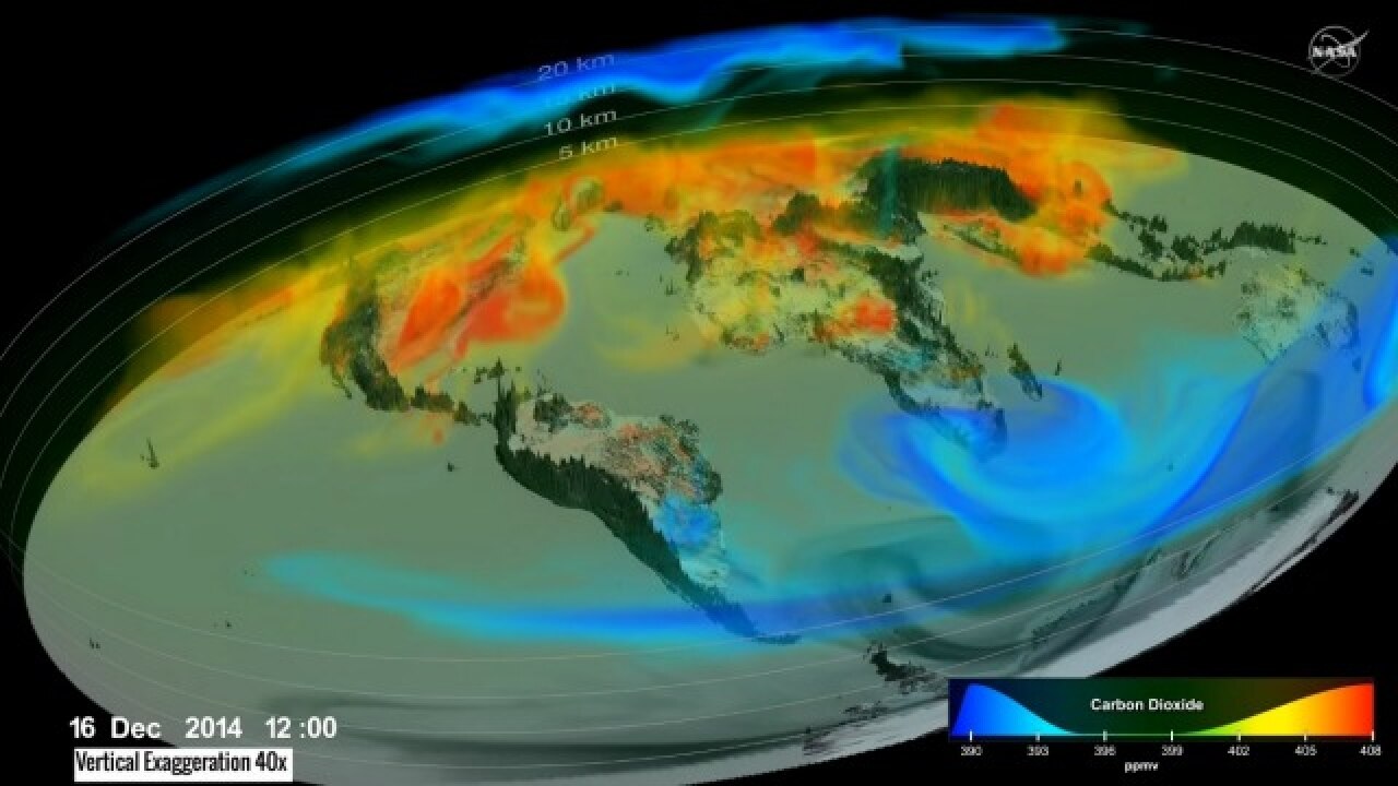 Watch Nasa S 3d Simulation Of Atmospheric Carbon Dioxide Will Scare You
