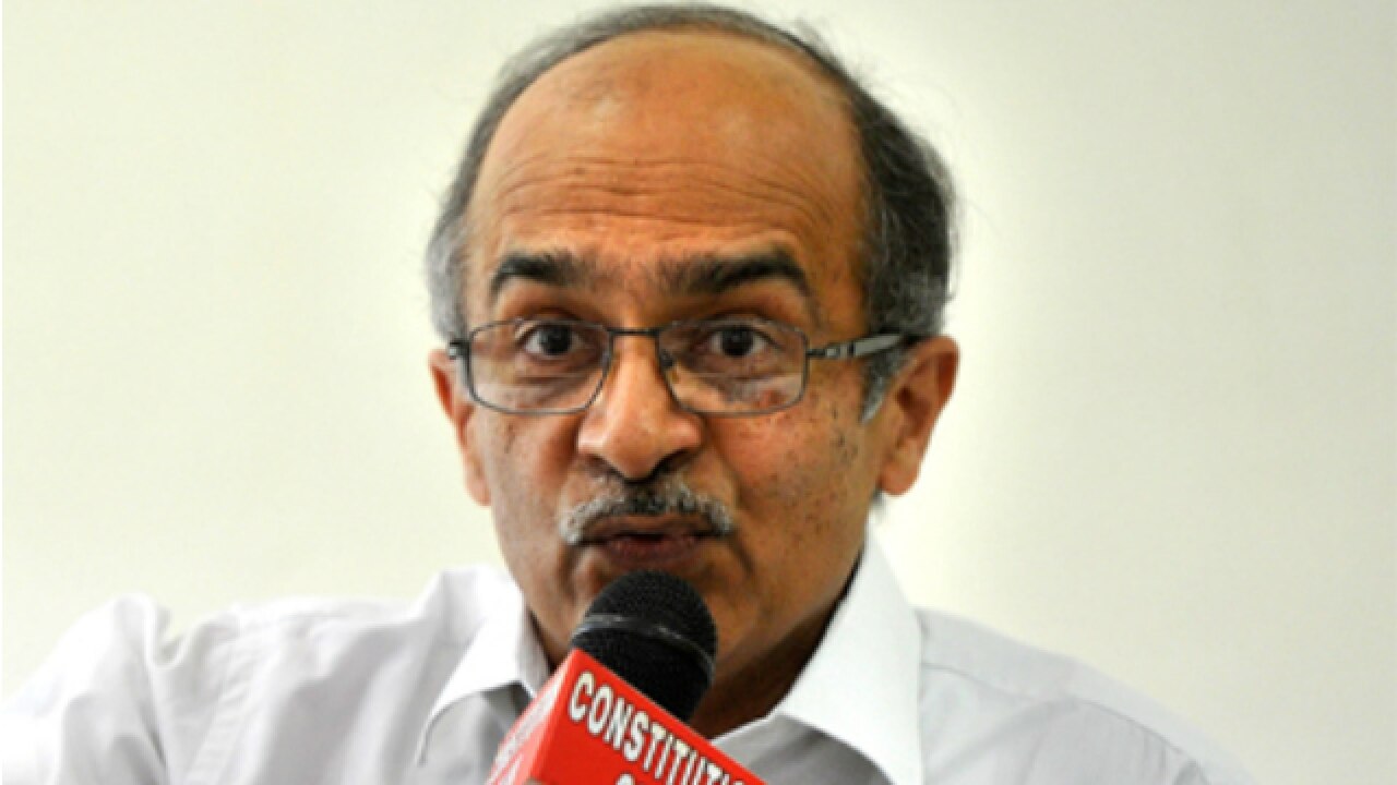 Bhushan backs Kejriwal demand for probe into source of funding of political parties