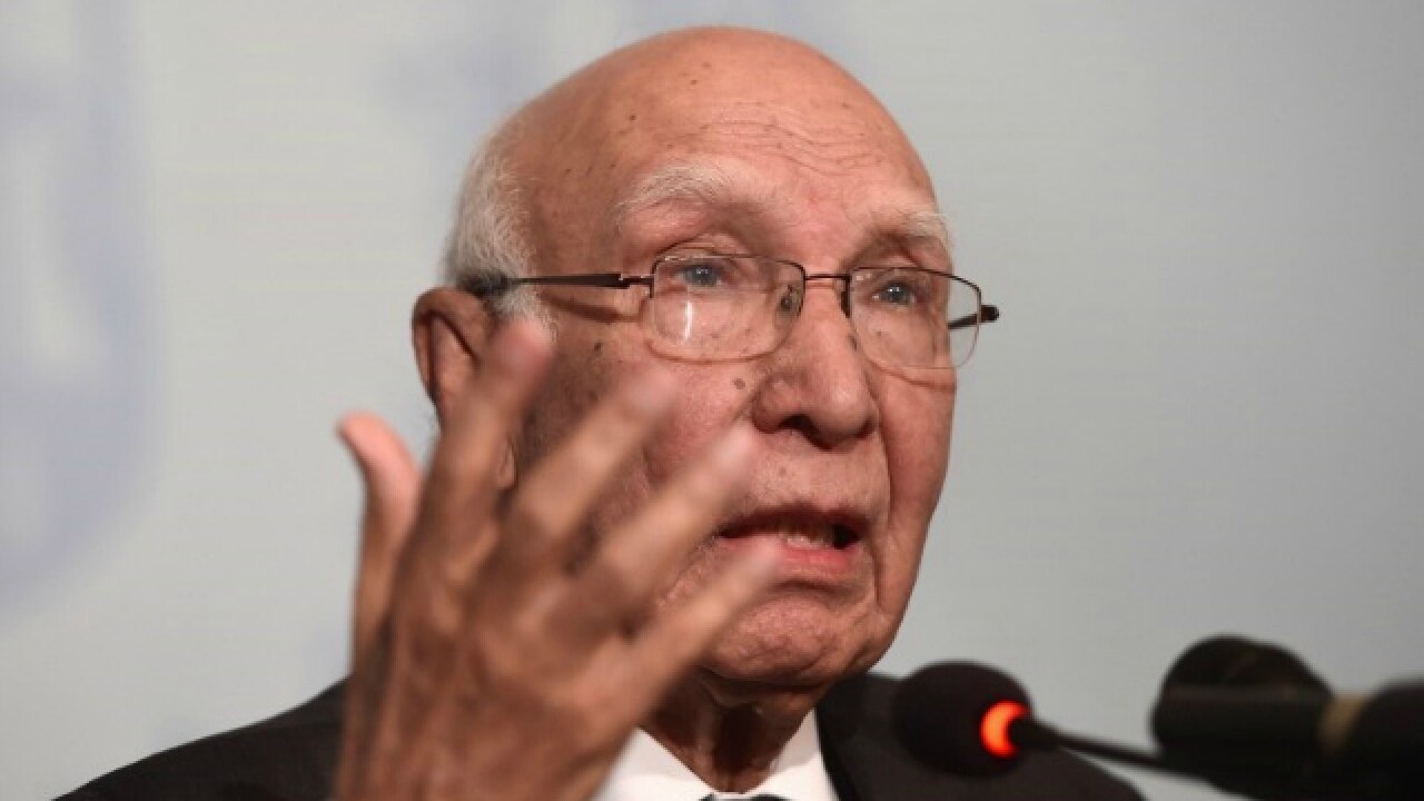 Pakistan collecting 'more evidence' from kulbhushan jadhav: sartaj aziz
