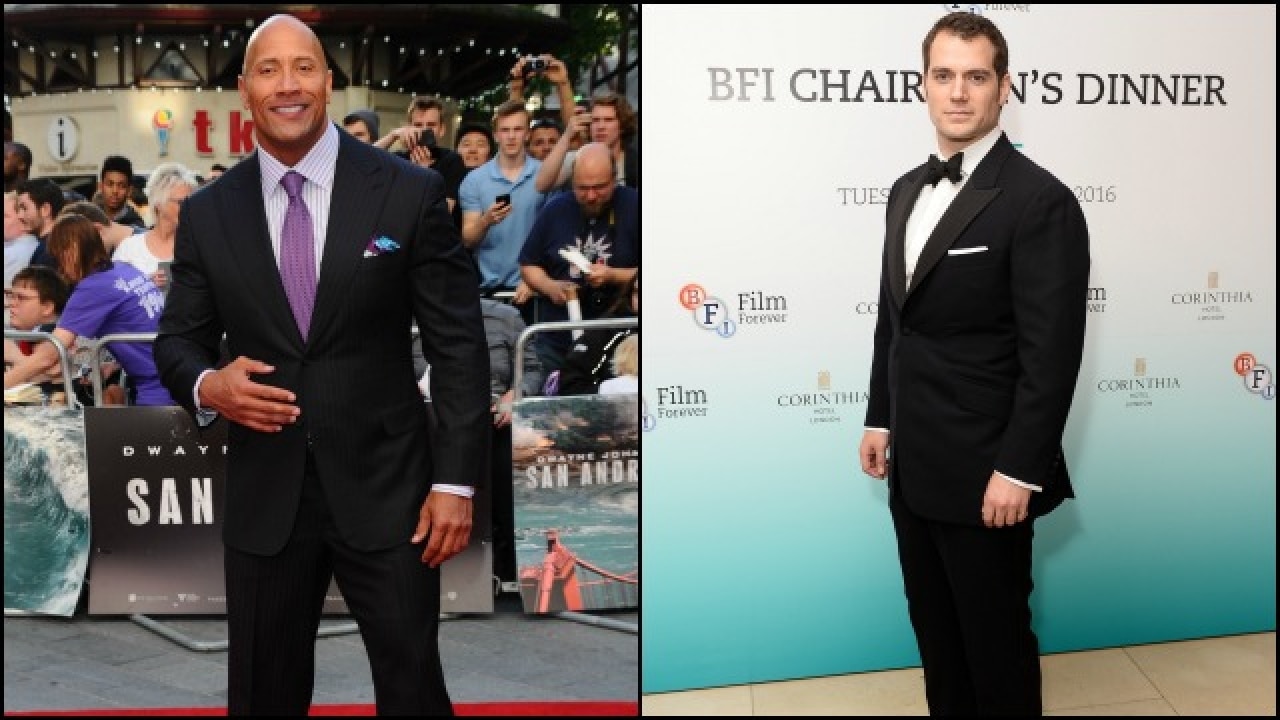 DWAYNE JOHNSON SHARES HIS VISION OF MEETING HENRY CAVILL'S