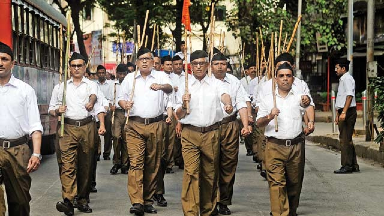 Goodbye knickers hello trousers RSS agrees on uniform change  India Today