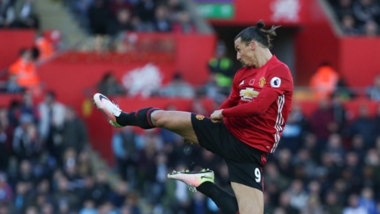 Record-seeking zlatan ibrahimovic believes manchester united can still win premier league title