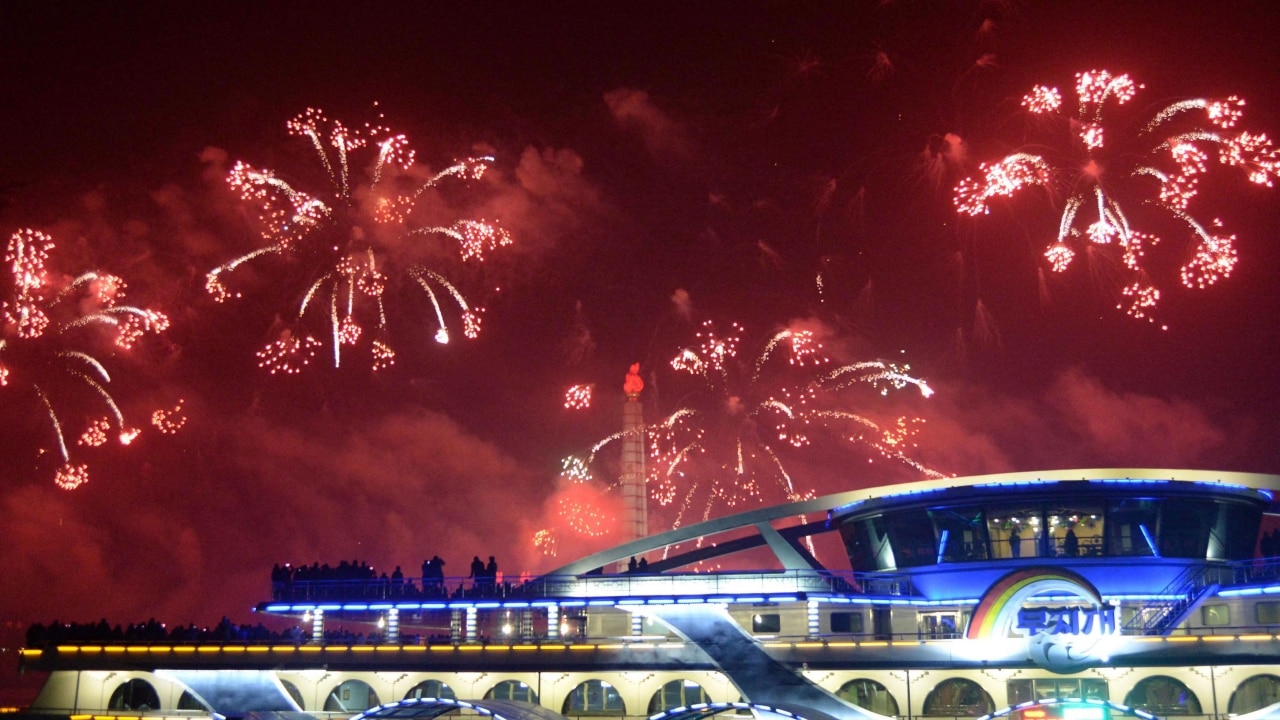 Pyongyang: North Korean iron curtains open to give a glimpse of celebrations
