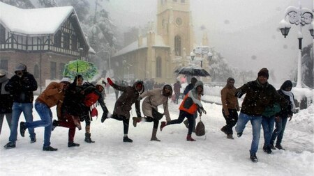 Tourists at Shimla