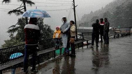 Tourists at Dharamshala