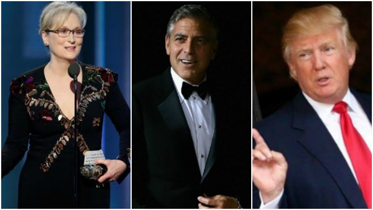Clooney responds to Meryl Streep's antiTrump speech