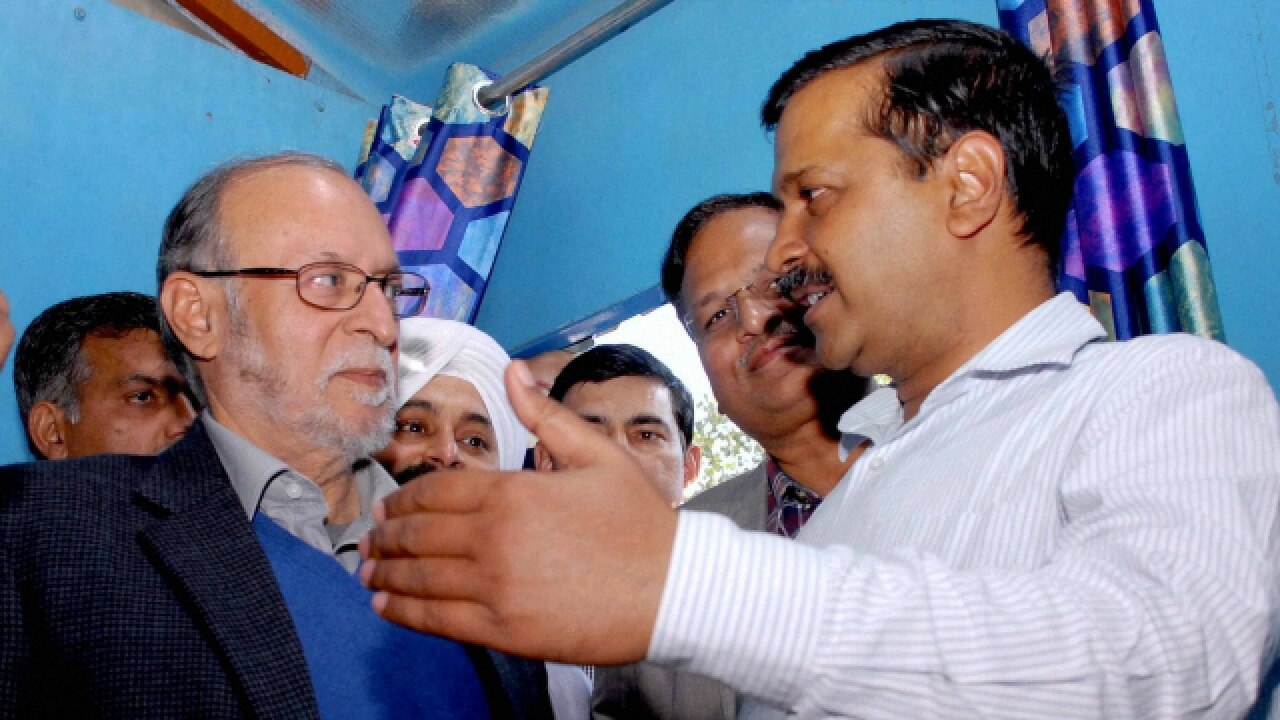 Kejriwal LG Baijal Inaugurate 10 Skill Development Centres At Night