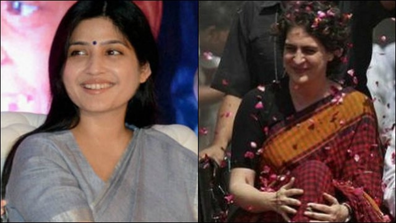 Up Polls Congress Sp Alliance Via Dimple Yadav And Priyanka Gandhi