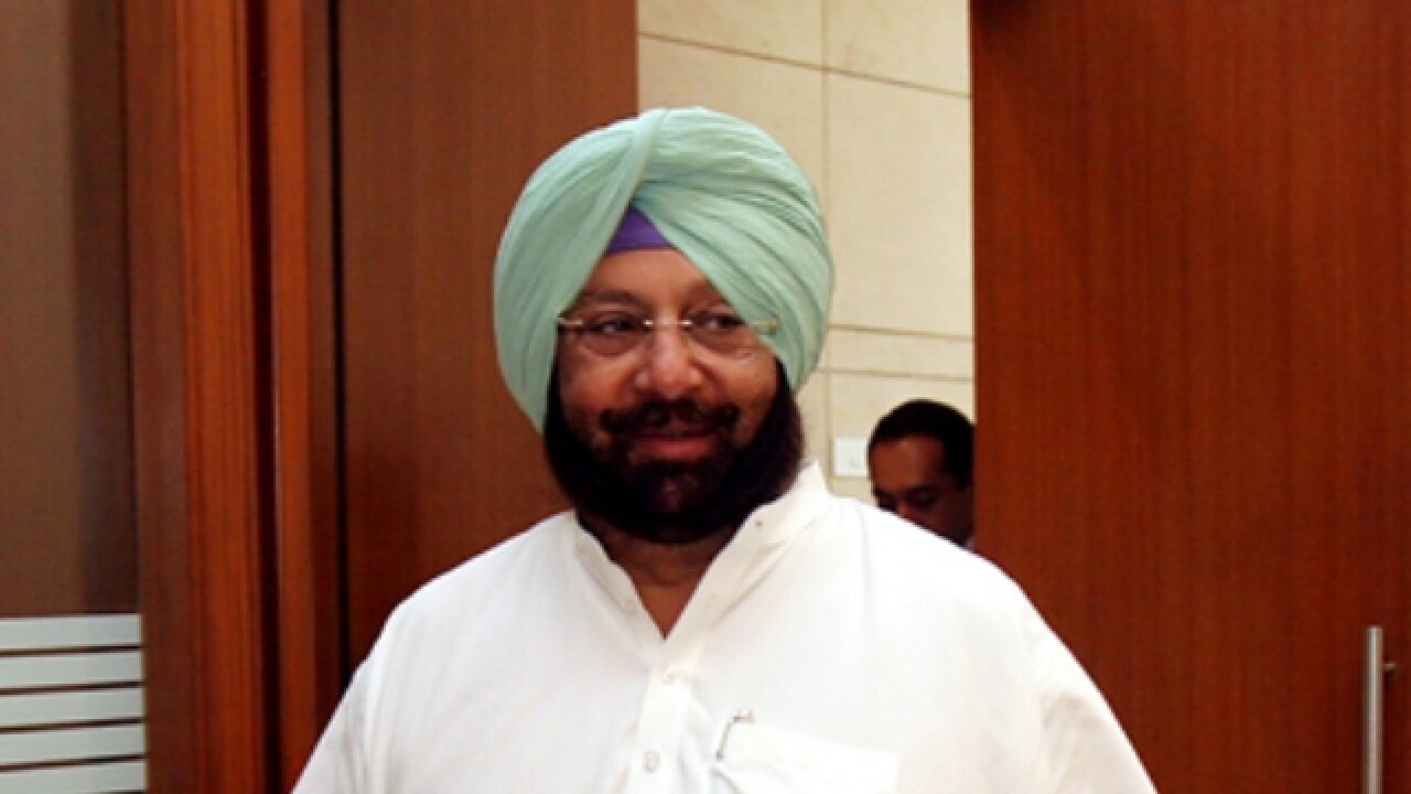 Amarinder singh trashes arvind kejriwal's charge, challenges him to fight in lambi