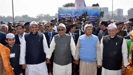 Bihar CM Nitish Kumar and RJD chief Lalu Prasad