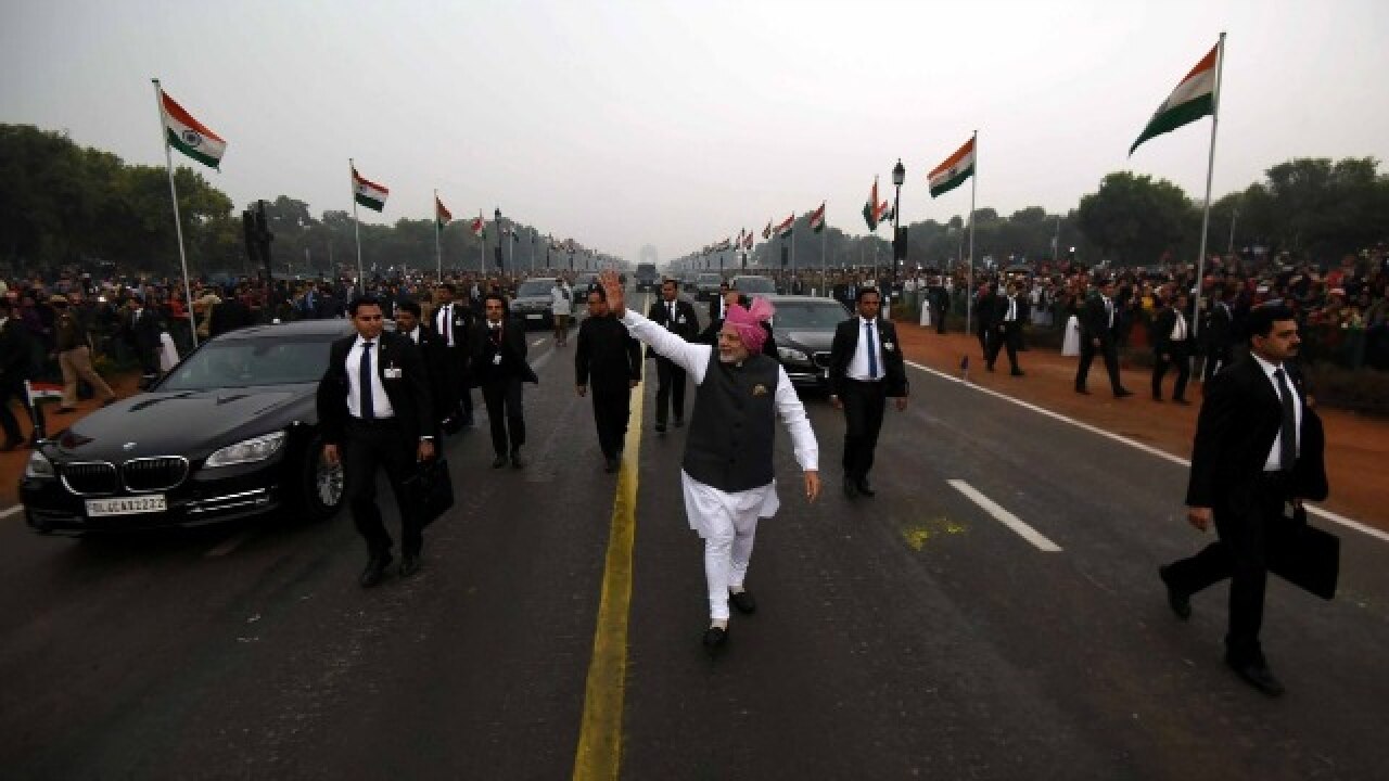 Watch | Republic Day: PM Modi breaks protocol again, walks ...