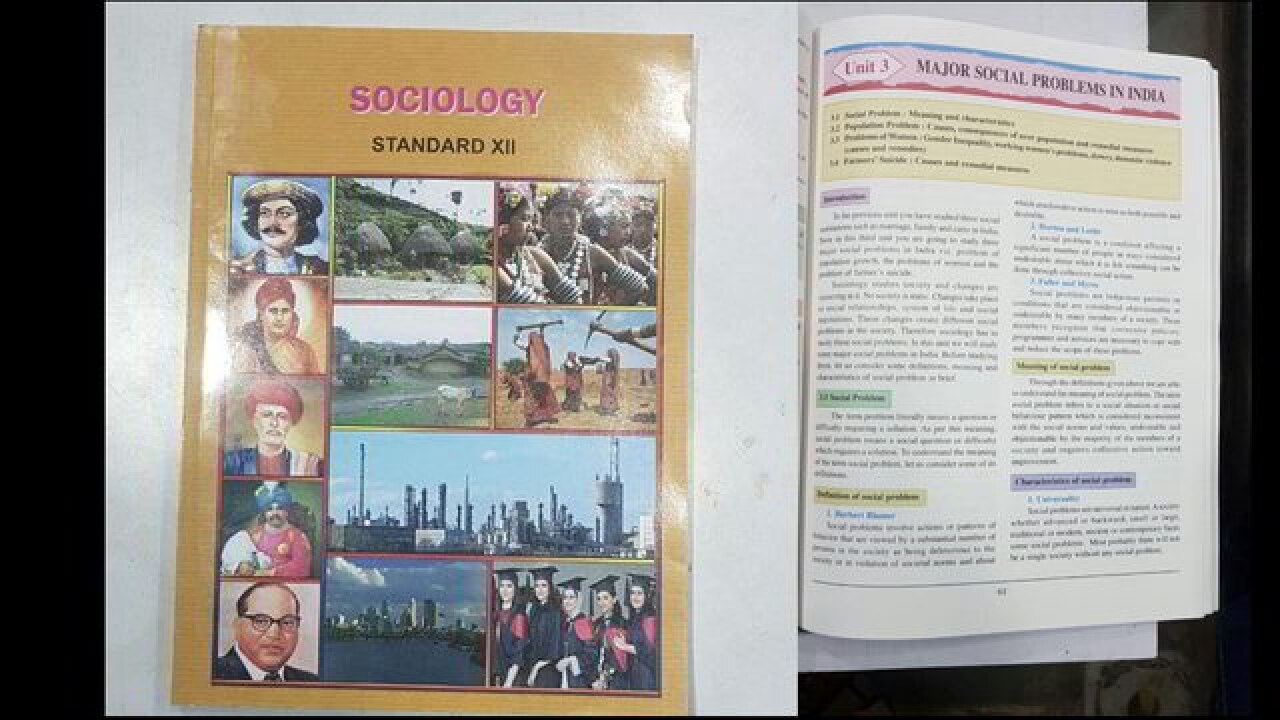 Regressive education Maha HSC Sociology textbook claims