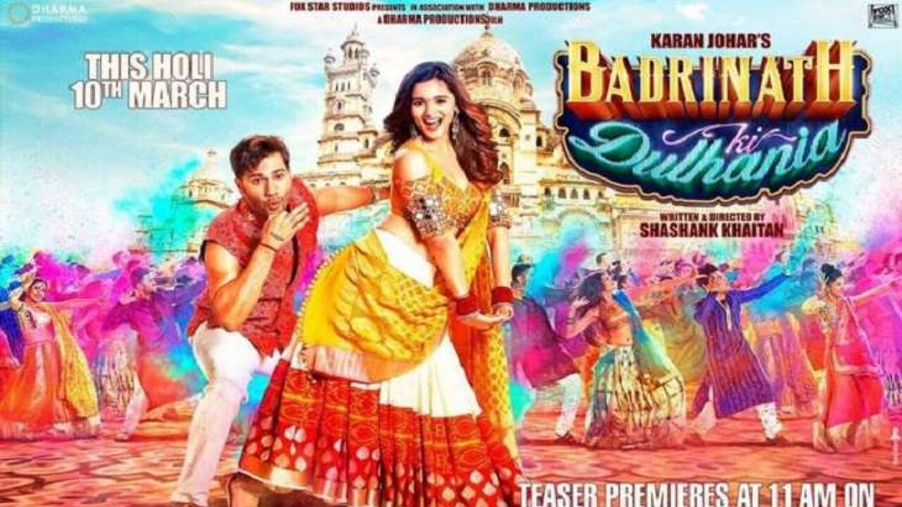 Varun Dhawan And Alia Bhatt S Badrinath Ki Dulhania Poster Copied From Telugu Film Garam Together they must break with tradition and redefine their role. badrinath ki dulhania poster copied